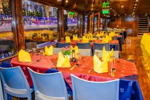 Wooden cruise marina dubai dinner