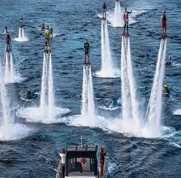group of fly board dubai | water sports in Dubai